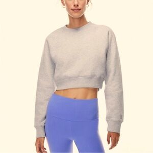 Airy fleece PERFECT Cropped Sweatshirt